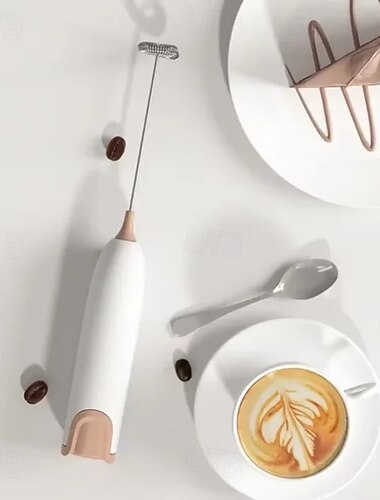  Elektrischer Milchmixer für zu Hause, automatischer Handmixer, schneller und bequemer, sodass Sie Ihre Hände frei haben
