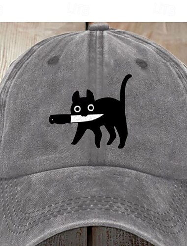  Herren Cap Basecap Sonnenhut Kappe Schwarz Orange Baumwolle Einstellbar Modisch Halloween Festival Graphic Muster Lässig / Alltäglich