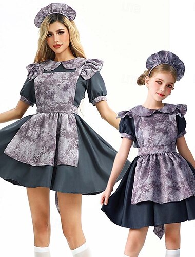  papusa voodoo Costum de carnaval Rochii Costum Pentru copii Adulți Pentru femei Fete Cosplay Lolita Petrecere Carnaval Costum ușor de carnaval