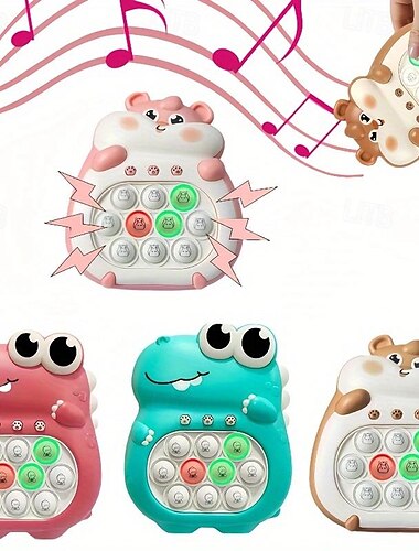  1шт интеллектуальная игрушка, 4 режима, 999 игровых уровней, с подсветкой, игровая консоль быстрого нажатия, портативная игровая консоль, быстрая игровая консоль-головоломка, игрушка-фиджет с нажатыми