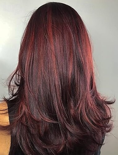 Long Layered Wig for Women Synthetic Wig for Costume Halloween