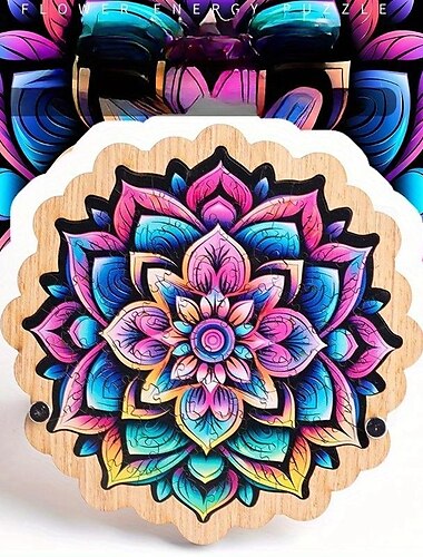  einzigartiges Holzpuzzle „Galaxy Blooms“ – aufwendig gestaltet, hoher Schwierigkeitsgrad, lebendige Farben, perfekt für anspruchsvolle Denksportaufgaben, Lernspielzeug und durchdachte Geschenke für