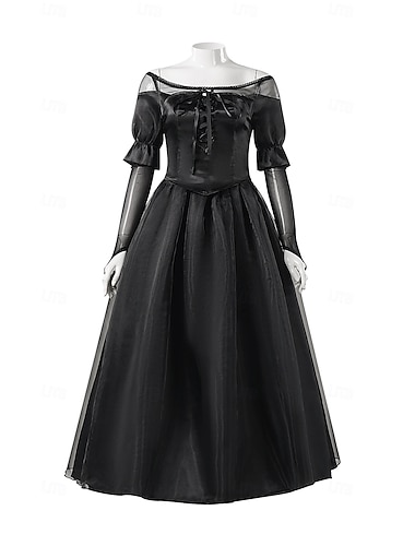  Beetlejuice kauhuelokuva Ghost Bride Lydia Deetz Mekot Punk & goottilainen Kauhu Naisten Juhlat Hääjuhla Naamiaiset Helppo karnevaaliasu