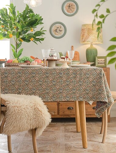  nappe décorative et durable idéale pour les tables de salle à manger et de cuisine, parfaite pour un usage quotidien ou des occasions spéciales