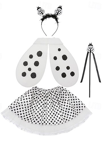  Marienkäfer Faschingskostüme Cosplay Kostüm Lustige Kostüme Kinder Mädchen Cosplay Leistung Party Halloween Karneval Maskerade Einfaches Karnevalskostüm