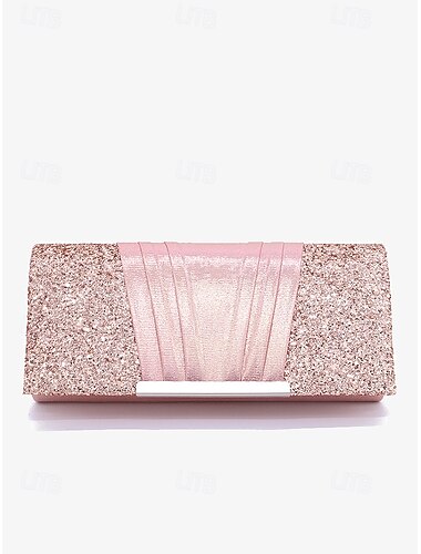 Abendclutch mit goldenem Glitzer für Damen – elegante, funkelnde Handtasche für Hochzeiten, Partys und formelle Anlässe