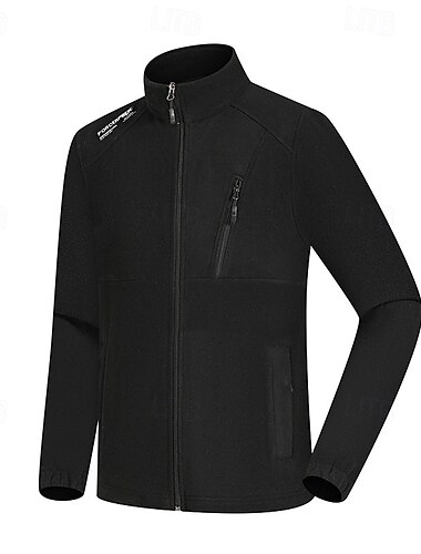  Herren Wanderjacke Fleecejacke für Wanderer Winter Draussen warm Fleece-Futter Vliesjacken Voller Reißverschluss Klettern Camping / Wandern / Höhlenforschung Reisen Schwarz Marinenblau Blau Khaki