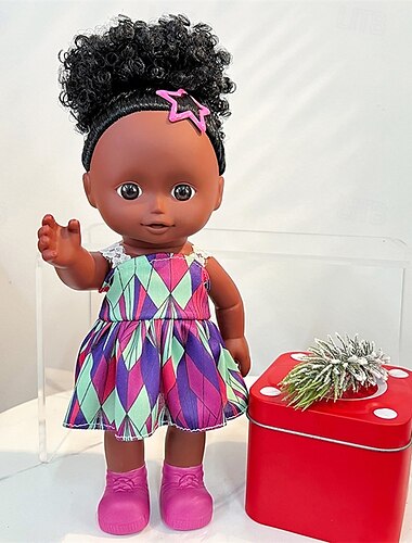  10,5 Zoll große realistische Reborn-Babypuppen – Silikon-Baby-Mädchen-Puppen, lebensechte Neugeborenen-Puppen, beschwerte Puppen für Kinder ab 3 Jahren, Geschenk