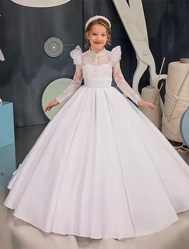  ボールガウン 膝丈 フラワーガールドレス キンセナラ フローズン エルサ 女の子用 かわいい プロムドレス チュール ラウンドスタイル チュチュ 3-16歳対応