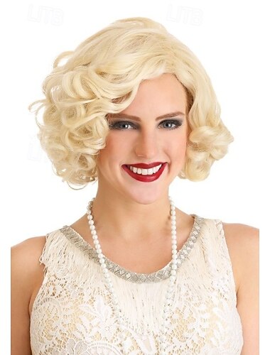  Perruque Chicago Roxie Hart pour Femmes Halloween Cosplay Fête