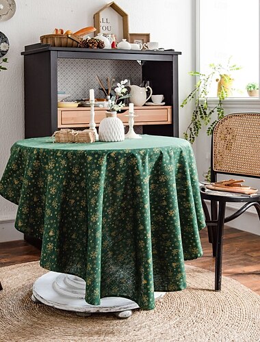  runde Tischdecken elegante und langlebige Tischdecken perfekt für Ess- und Küchentische ideal für den täglichen Gebrauch oder besondere Anlässe