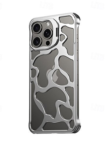  telefon Maska Pentru iPhone 16 iPhone 16 Pro iPhone 16 Pro Max iPhone 15 iPhone 15 Pro Max iPhone 14 Pro Max iPhone 13 Pro Max Capac Spate rezista Anti Șoc Retro Aliaj de aluminiu