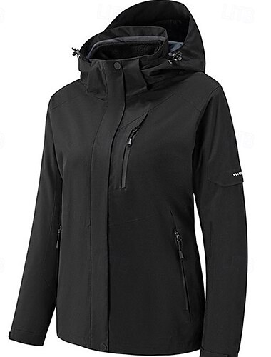  Naisten Talvi takki Fleecetakki Fleece Talvi ulko- Vedenkestävä Tuulenkestävä Lämmin Pehmeä Fleecetakit Kokovetoketju Telttailu / Retkely / Luolailu Matkailu Talviurheilu Musta Pinkki Punainen