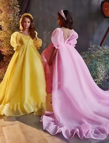  Vestido de fiesta hasta la rodilla, vestido de niña de las flores, quinceañera, Frozen, Elsa, niñas, lindo vestido de fiesta de tul con tutú fruncido estilo real, apto para 3 a 16 años
