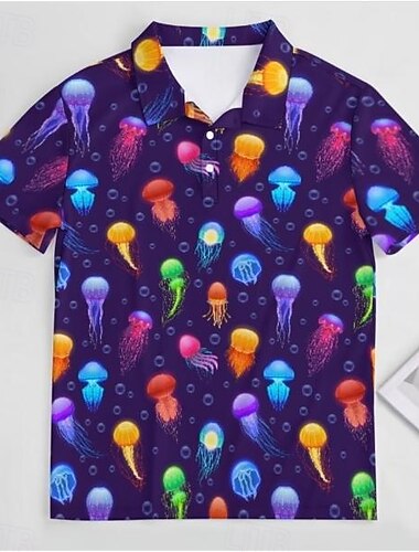  Bluse / Hemd Vintage Für Herren Erwachsene Maskerade 3D-Druck Casual