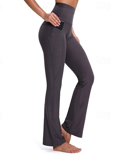  Damen Sporthose Trainingshose Track Pants Tasche Elastischer Bund Hosen / Regenhose Outdoor Sport & Natur Sportlich Herbst Kolbenheber Schnelltrocknend Weich Yoga Laufen Trainieren Reguläre Passform