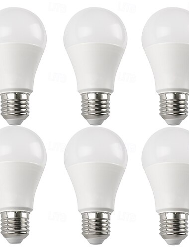  6 יחידות 9w נורות גלובוס לד 900 lm e27 a60(a19) 8 חרוזי לד smd 2835 חם לבן קר לבן 220-240 v