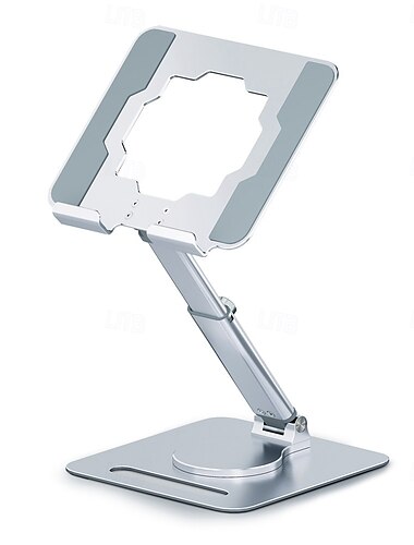  Bestseller 360 drehbarer, verstellbarer, faltbarer Ständer aus Aluminiumlegierung und Carbonfaser, Desktop-Tablet-Halter für Telefon und Tablet