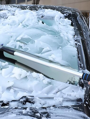  isskrapa snöskyffel för bilvindruta auto vindruta frost snöisborttagning skumhandtag för bilvindruta och hemfönster
