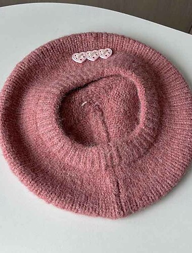  Hüte Polyester Baskenmütze Schlapphut Valentinstag Casual Festtage Tee-Party Damentag Elegant Vintage Einfach Mit Schleifen Pure Farbe Kopfschmuck Kopfbedeckung