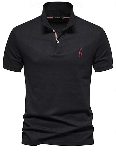  80% Baumwolle Marken-Poloshirts für Herren Baumwolle Golf-Poloshirts für Herren Kurzarm Hohe Menge Solide Polo Herren Neue Sommerkleidung