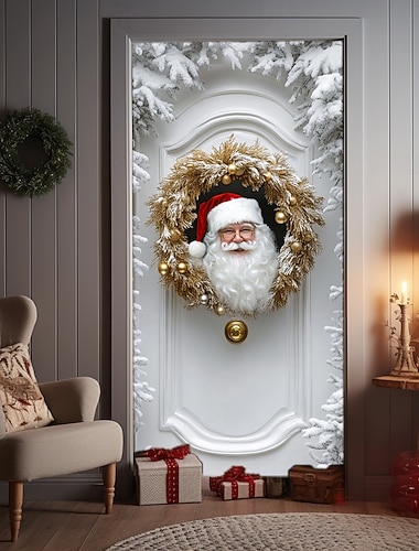 vánoční ozdoby na dveře kryty dveří Vánoce santa dveře tapisérie dveřní závěs dekorace pozadí vnitřní / venkovní banner dveří na přední dveře statek dovolená party dekorace zásoby   vánoční ozdoby na dveře kryty dveří Vánoce santa dveře tapisérie dveřní závěs dekorace pozadí vnitřní / venkovní banner dveří na přední dveře statek dovolená party dekorace zásoby