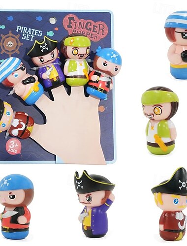  Fingerpuppen für Kinder, winzige Hände, Spielzeug, Halloween-/Weihnachtsspielzeug für Kleinkinder, Puppen für Kleinkinder, Partygeschenke für Kinder, Spielzeuggeschenk für Mädchen und Jungen,