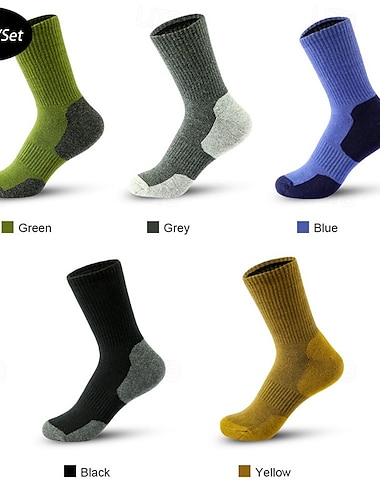  Hombre Calcetines Calcetines de bicicleta Calcetines deportivos Calcetines atléticos Camping / Senderismo Ejercicio al Aire Libre Ciclismo / Bicicleta Bicicleta / Ciclismo Mantiene abrigado