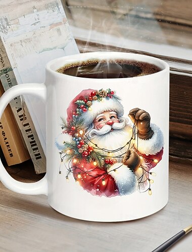  tasse à café de Noël 11 oz tasse en céramique tasse drôle tasse à café drôle pour la famille/amis/sœur/collègue tasse à café fantaisie été hiver boisson fête/cadeau d'anniversaire