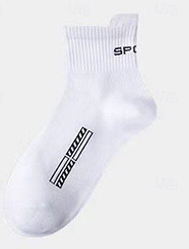  Herren Socken Fahrradsocken Sportsocken Campen und Wandern Übung im Freien Radsport / Fahhrad Fahhrad / Radsport warm halten Atmungsaktiv Antirutsch 1 Paar Winter Buchstabe & Nummer Baumwolle