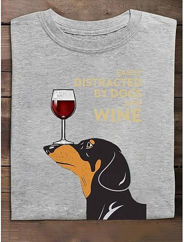  Kvinders 100% Cotton Tunika T-Shirt Mode Casual Udsnit Lange Ærmer Regelmæssige Toppe Crew Hals Dagligt Sort Hvid Vin Grå Forår Efterår