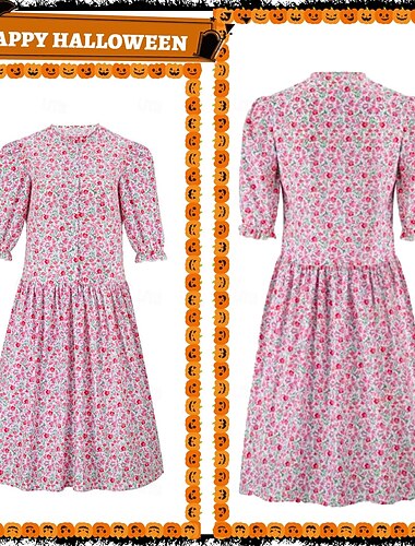  Barbara Karneval Kleid Beetlejuice Cosplay-Kostüm Erwachsene Damen Maskerade Party / Abend Einfaches Karnevalskostüm Verkleiden