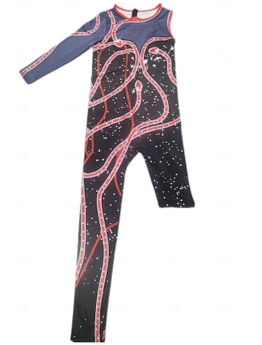  Zentai-Anzüge kinderkleidung Mädchen 3D-Druck Einfaches Karnevalskostüm