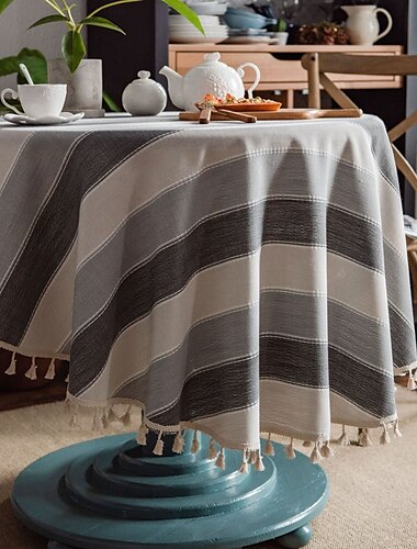  runde Tischdecken elegante und langlebige Tischdecken perfekt für Ess- und Küchentische ideal für den täglichen Gebrauch oder besondere Anlässe