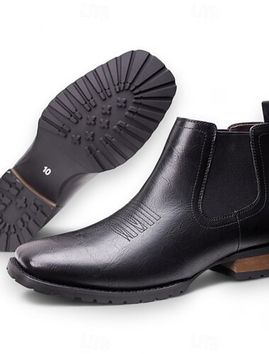  Chelsea-Stiefel aus braunem und schwarzem Leder für Herren – klassische Schlupfstiefeletten mit elastischen Seiteneinsätzen für legere und formelle Anlässe