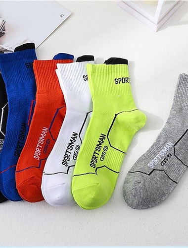  Hombre Calcetines Calcetines de bicicleta Calcetines deportivos Calcetines atléticos Camping / Senderismo Ejercicio al Aire Libre Ciclismo / Bicicleta Bicicleta / Ciclismo Mantiene abrigado