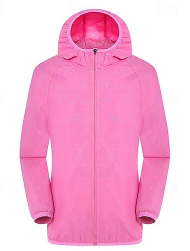  Mujer Chaqueta Softshell Chaqueta para senderismo Al aire libre Protección Solar Resistente al Viento Chaqueta ligera Chaqueta cortavientos Viaje Rojo tinto Negro Blanco Amarillo Rosa