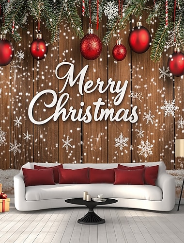  vánoční ozdoby závěsný gobelín vánoční pozadí nástěnné umění velký gobelín nástěnná malba výzdoba fotografie pozadí přikrývka opona domácí ložnice dekorace obývacího pokoje