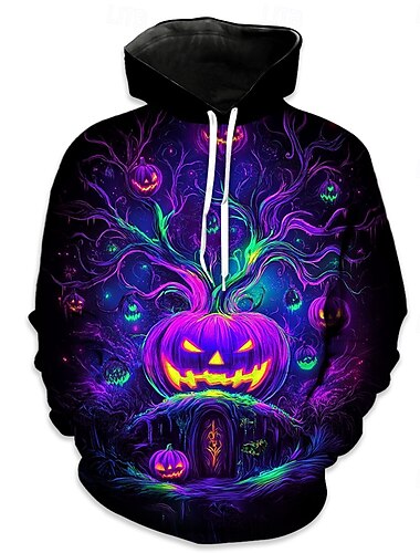 Schädel/Skelett Kapuzenshirt Pullover Halloween 3D Grafik Für Paar Herren Damen Erwachsene Halloween Karneval Maskerade 3D-Druck Party Casual
