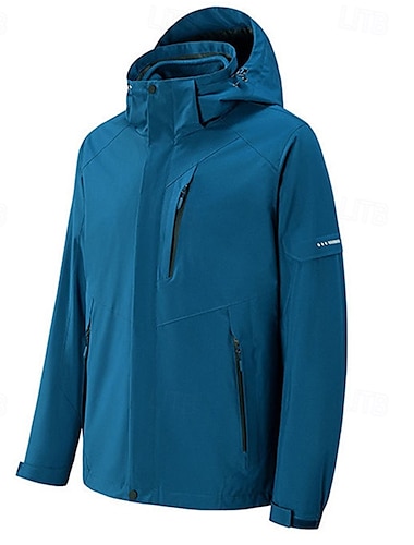  Herren Fleecejacke für Wanderer Winter Draussen Wasserdicht Warm Weich Komfortabel Vliesjacken Voller Reißverschluss Camping / Wandern / Höhlenforschung Reisen Wintersport Dunkelgrau Schwarz Rot