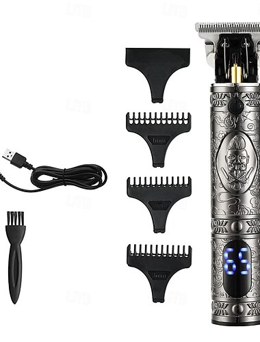  vgr t9 usb קוצץ שיער נטען קירח חשמלי גוזם שיער חשמלי לגילוח גילוח אלחוטי גברים מכונת שיער