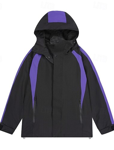  Mujer Chaqueta para senderismo Invierno Al aire libre Impermeable Resistente al Viento Multi-bolsillo Cremallera delantera Chaqueta ligera Cremallera completa Camping / Senderismo / Espeleología
