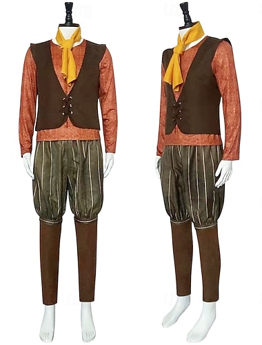  Rumpelstiltskinn Bukser Drakter Cosplay kostyme for Herre Voksne Karneval Maskerade Fest / aften