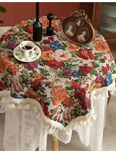  Tischdecke dekorative und strapazierfähige Tischdecke ideal für Ess- und Küchentische perfekt für den täglichen Gebrauch oder besondere Anlässe