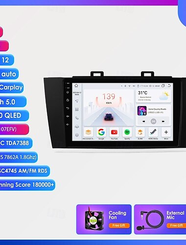  bil multimediaspelare för 2015 - 2018 subaru outback bilradio android bil multimediaspelare navigering carplay