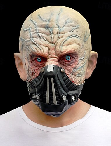  Zombie Maschera Testa completa Maschera realistica Per adulto Per uomo Costume spaventoso Feste Halloween Carnevale Costume di Carnevale facile
