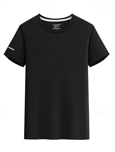  Pánské Tričko Krátký rukáv Tričkový Tričko Svalové tričko Tričko s krátkým rukávem Venkovní Rychleschnoucí Cvičení Yumuşak Ter Emen Spandex Černá Bílá Modrá Tělocvična Lezení Kempování a turistika