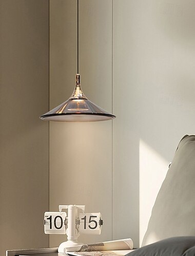  Lampe suspendue à LED 22 cm lampe en métal vintage décoration d'intérieur plafonnier suspendu lampe de plafond décorative pour chambre cafés 110-240 V