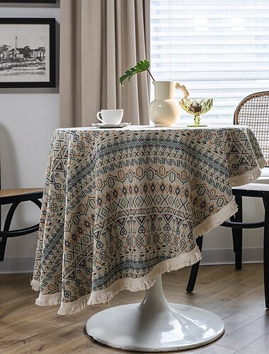  runde Tischdecken elegante und langlebige Tischdecken perfekt für Ess- und Küchentische ideal für den täglichen Gebrauch oder besondere Anlässe