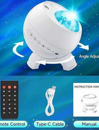  laser aurora βόρειο φως έναστρος ουρανός γαλαξίας προβολέας νυχτερινά φώτα αίθουσα προβολής φωτιστικό αστέρι φεγγάρι φωτιστικό φεγγάρι δώρα διακόσμηση πάρτι σπιτιού